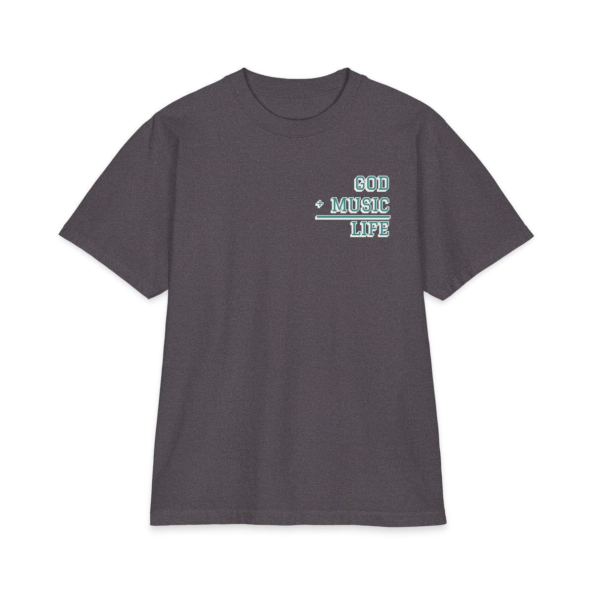 GL City Varsity Tee - Philadelphia 07 - Midnight Green & Silver (Charcoal Grey)