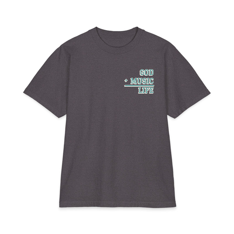 GL City Varsity Tee - Philadelphia 07 - Midnight Green & Silver (Charcoal Grey)
