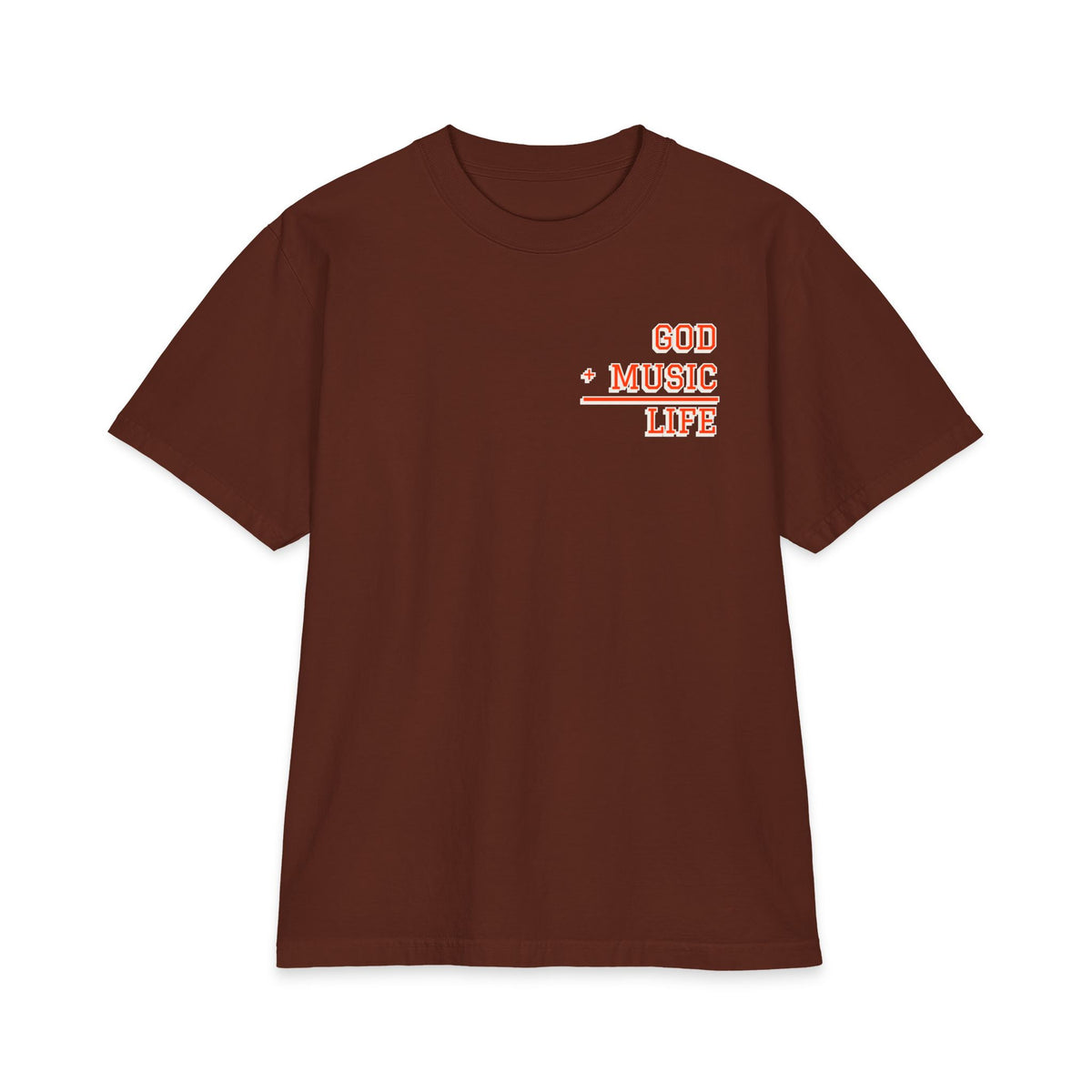 GL City Varsity Tee - Cleveland 07 - Brown & Orange (Brown)