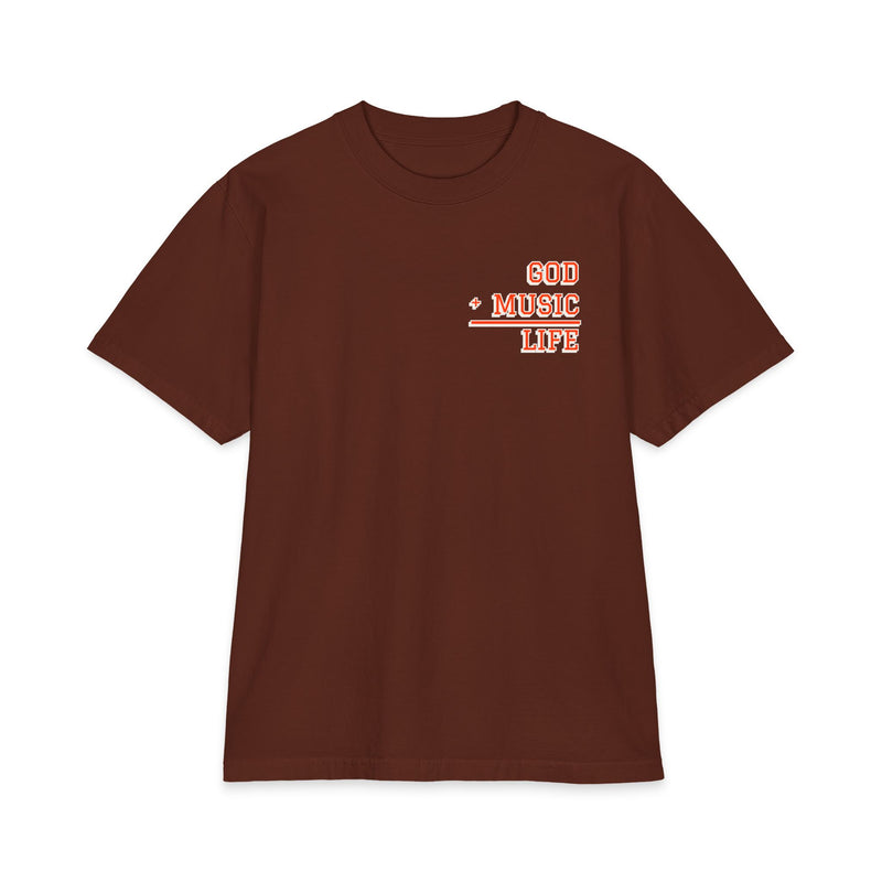 GL City Varsity Tee - Cleveland 07 - Brown & Orange (Brown)
