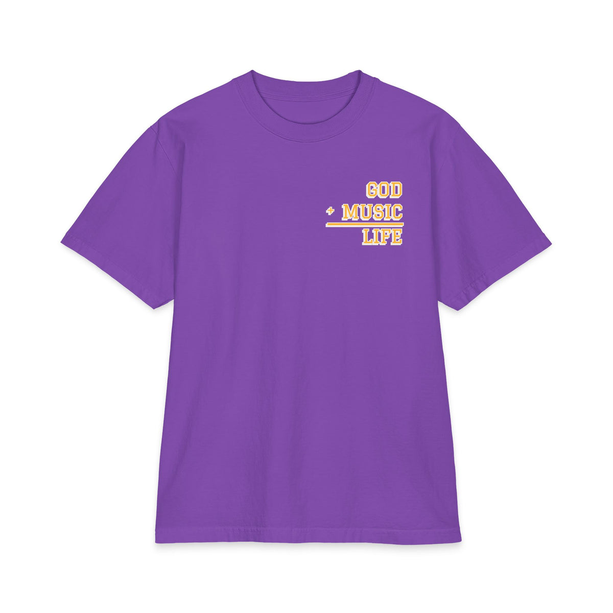 GL City Varsity Tee - Minneapolis 07 - Purple & Gold (Purple)