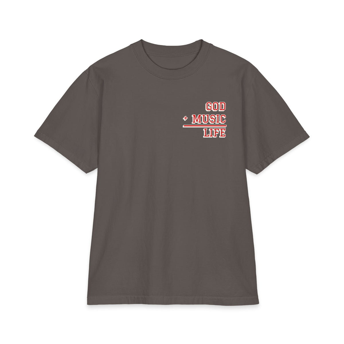 GL City Varsity Tee - Tampa Bay 07 - Red & Pewter (Dark Grey)