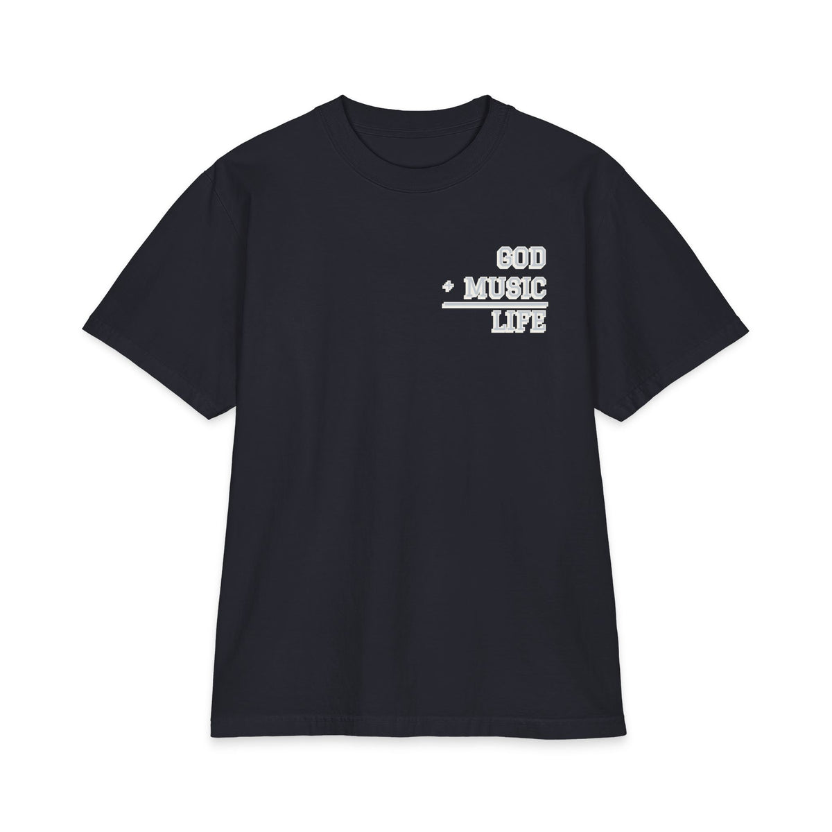 GL City Varsity Tee - Dallas 07 - Navy & Silver (Navy)