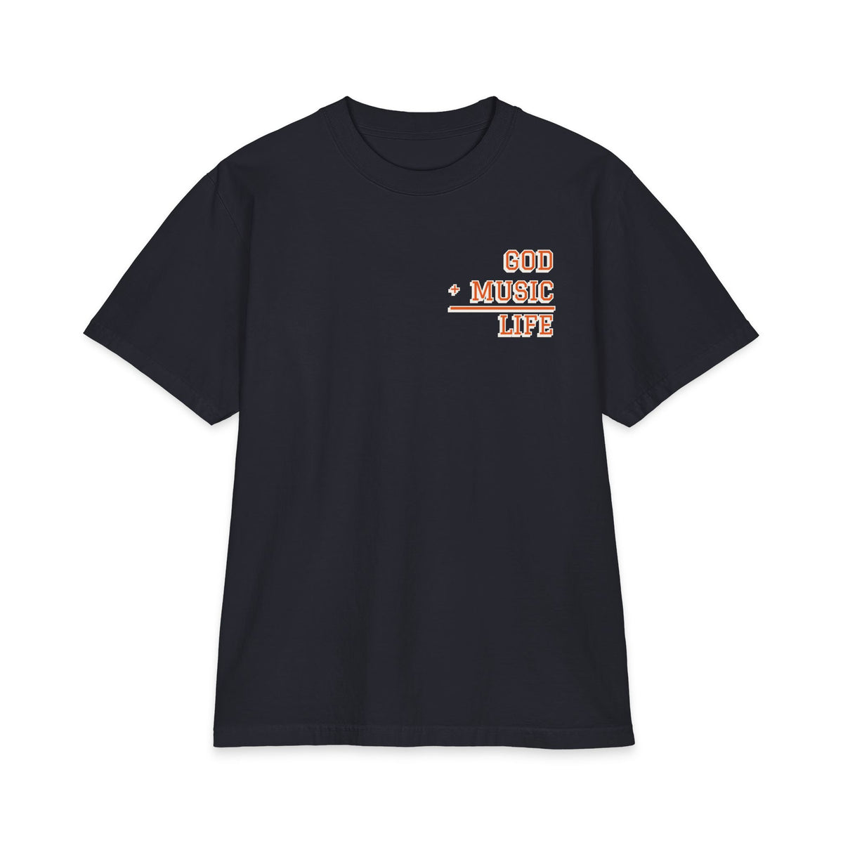 GL City Varsity Tee - Chicago 07 - Navy & Orange (Navy)