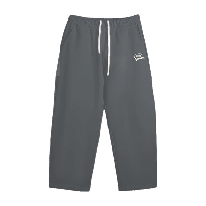 Good Book Relaxed Sweatpants — Dark Gray / Cream