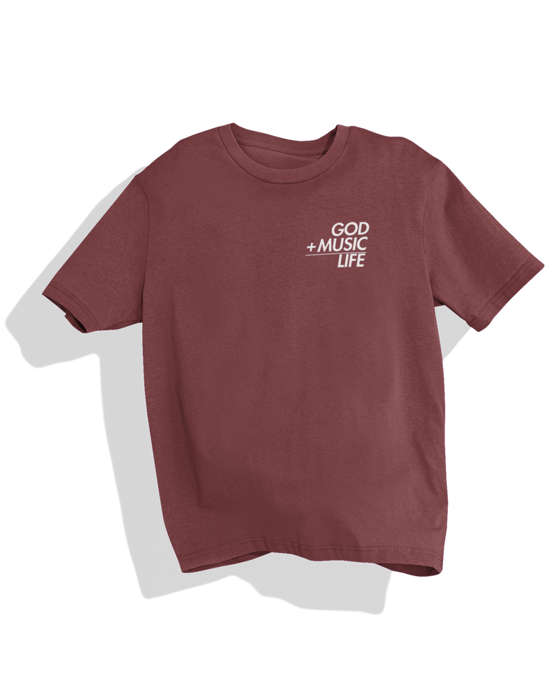 GOD + MUSIC = LIFE Washed Tee
