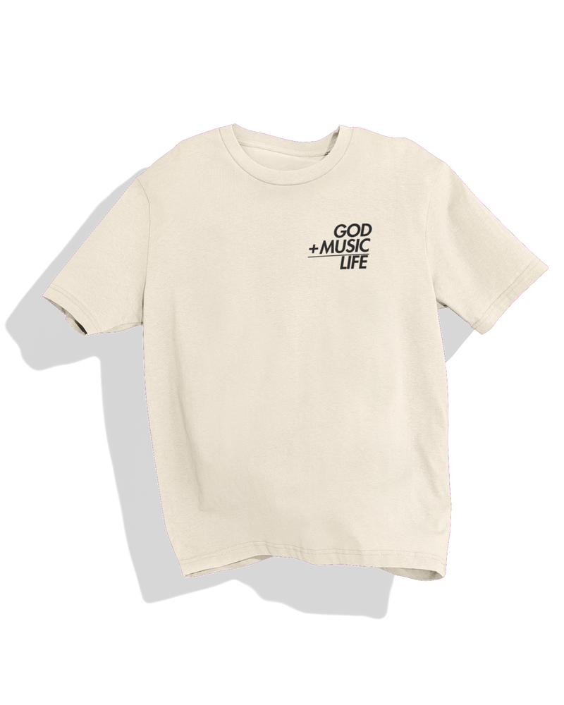 GOD + MUSIC = LIFE Washed Tee