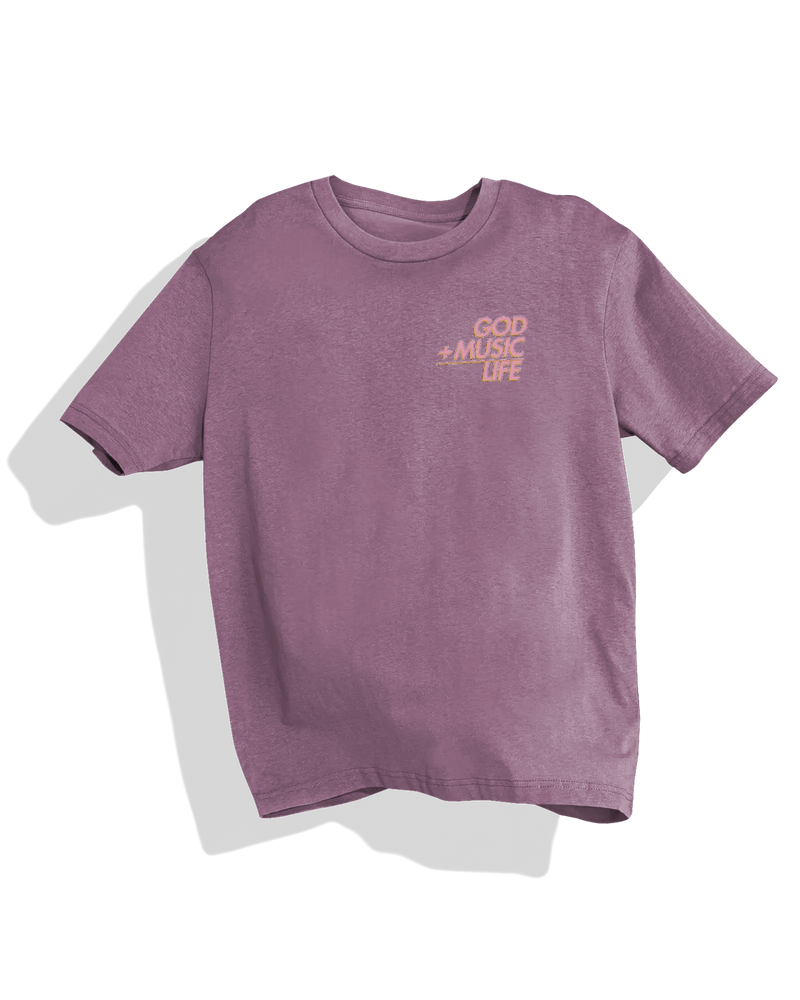 GOD + MUSIC = LIFE Tee — Velvet