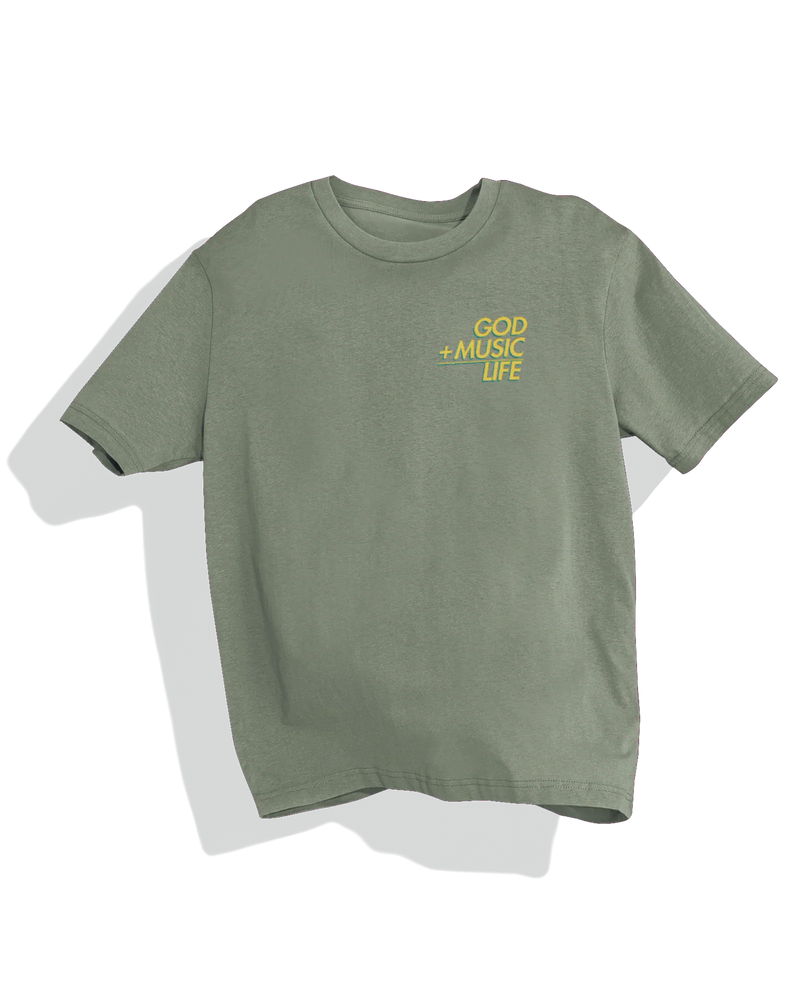GOD + MUSIC = LIFE Tee — Garden