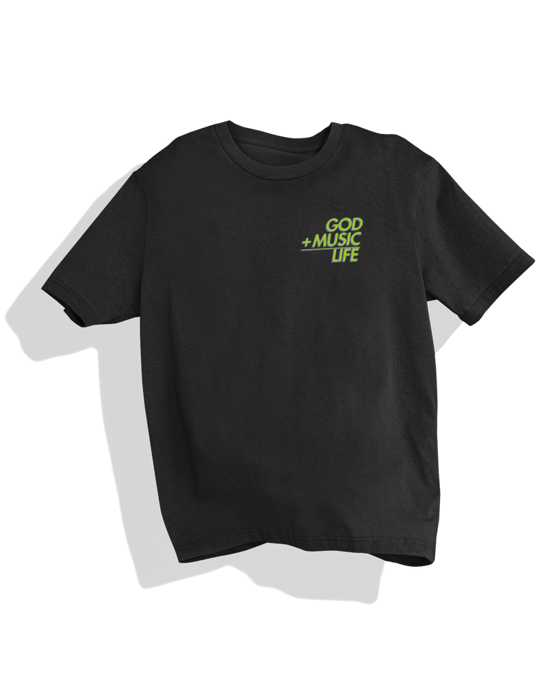GOD + MUSIC = LIFE Tee — Nightlife