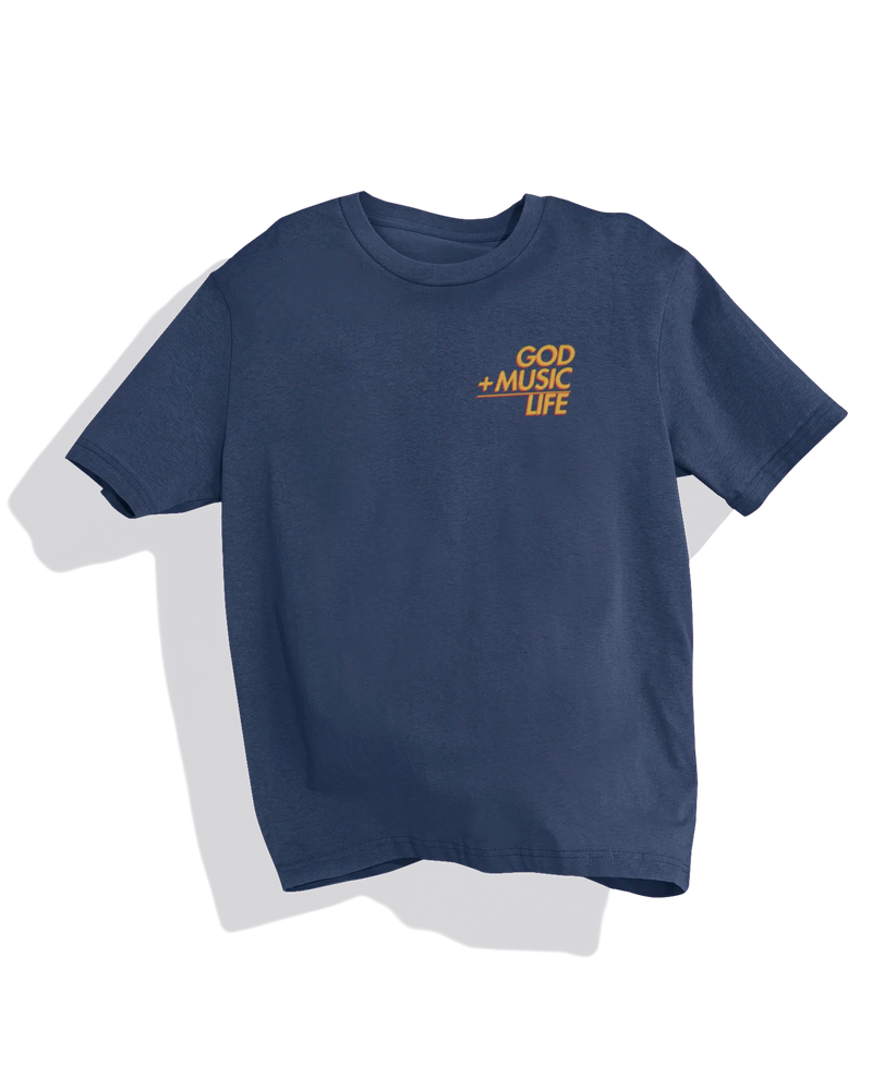 GOD + MUSIC = LIFE Tee — Gold Standard