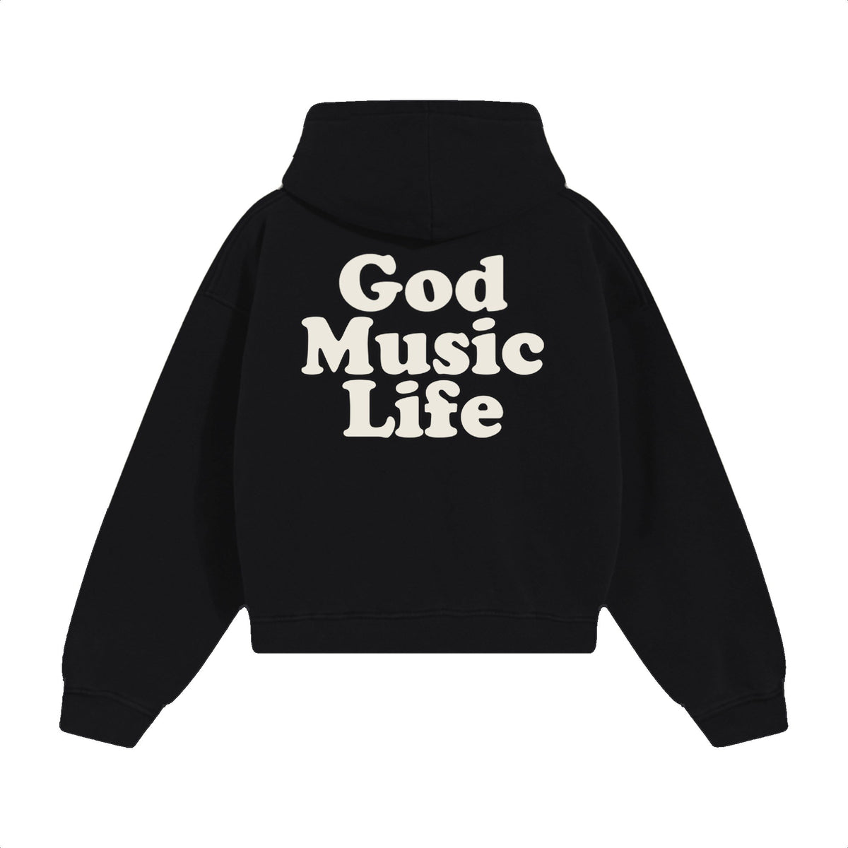 Good Book Hoodie — Black / Cream
