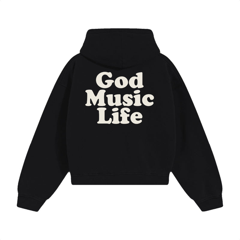 Good Book Hoodie — Black / Cream
